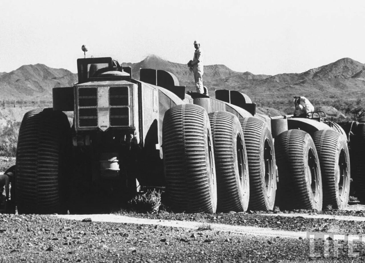 Первый самый длинный. Letourneau TC-497 Overland Train Mark II. TC-497 Overland Train Mark II. TC-497 Overland Train. Letourneau автопоезд LCC-1.