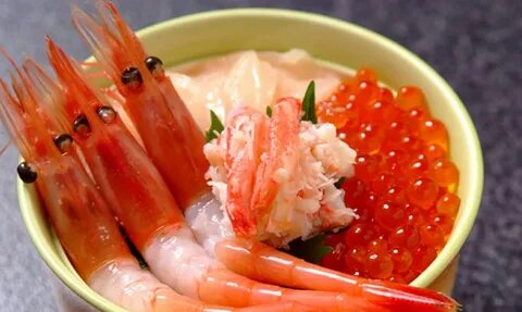 Красные морепродукты