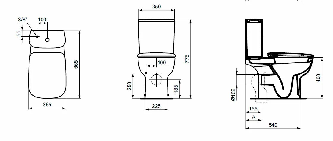 Высота напольного унитаза. Унитаз ideal Standard Esedra t283401. Унитаз компакт идеал стандарт. Унитаз ideal Standard Esedra. Габариты унитаза компакт с бачком.