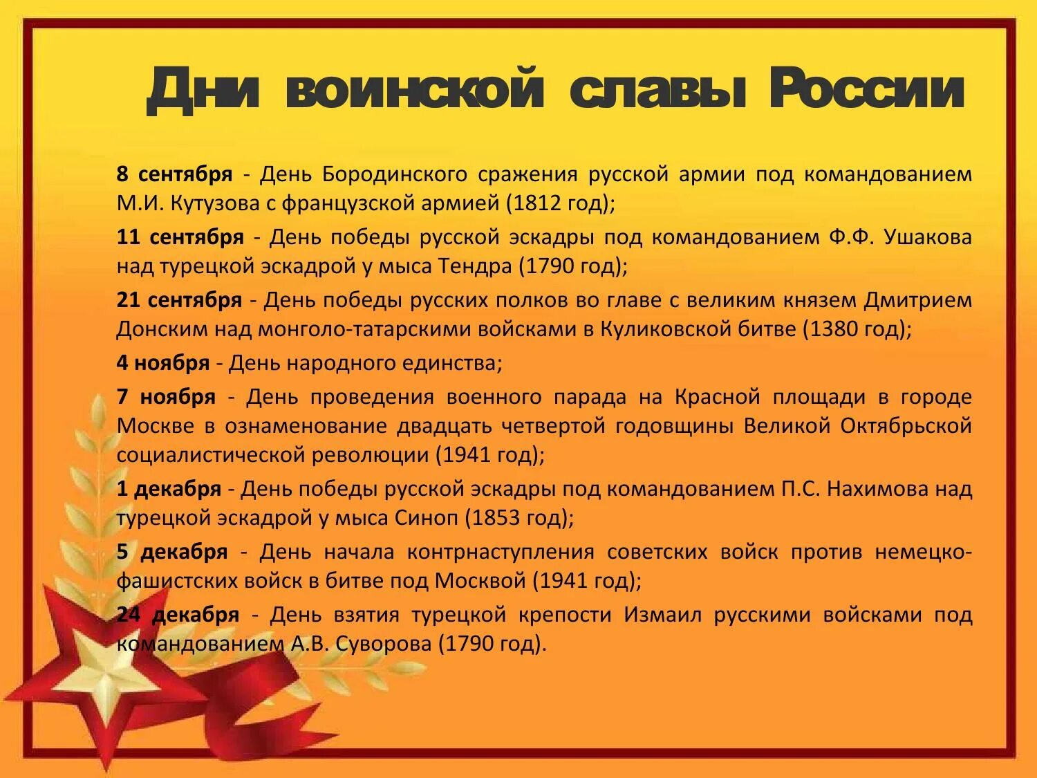 Дни воинской славы и памятные даты РФ. Дни военской славы Росси. Дн. Воинской славы России. День воинской славы в Росс.