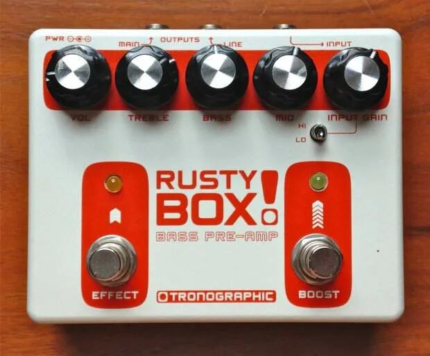 Rusty box. Tronographic rusty box.