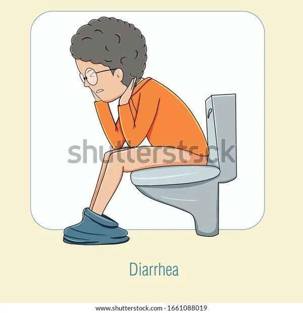 Has diarrhea animation. Diarrhea cartoon. boy has diarrhea.