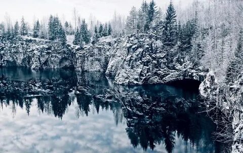 Зимой в рускеала