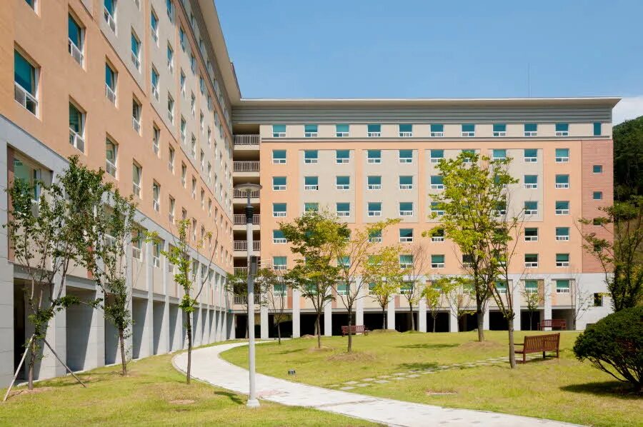 Foreign university. Хангук университет в корее. ханкук университет корея. hufs университет в сеуле. hankuk university of foreign studies общежитие.