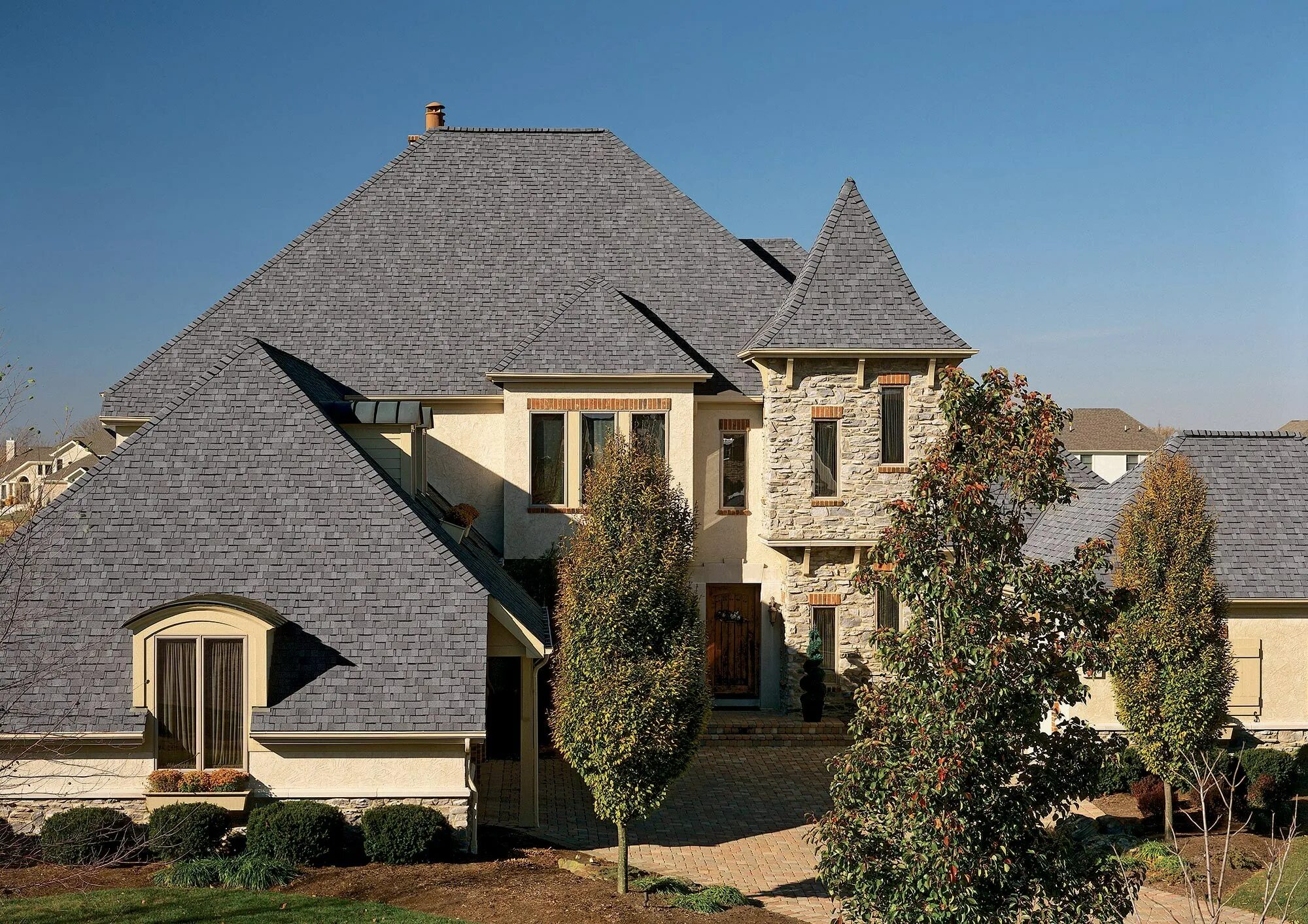 Самая дом крыша. Certainteed landmark georgetown gray. certainteed &quot;independence&quot;. дом на крыше. красивые крыши.