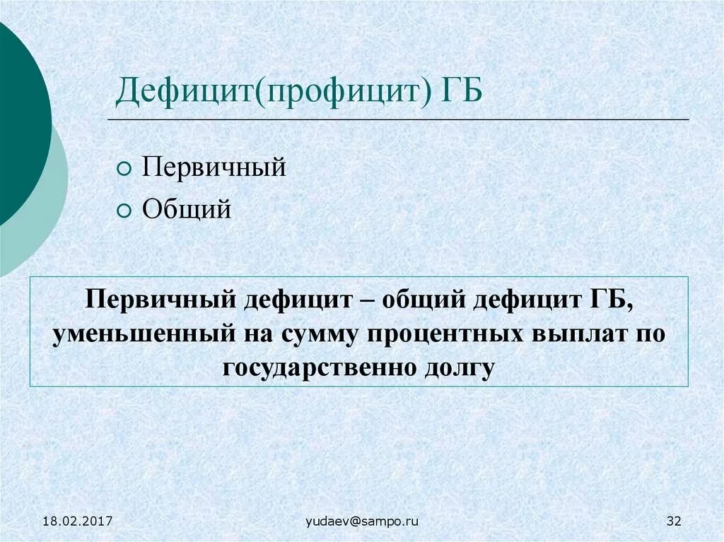 Как узнать дефицит. Как узнать дефицит