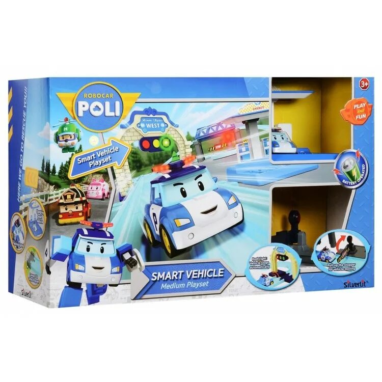 Включи трек полли папа. Набор Poly Robocar Smart vehicle Medium Playset. Поли Робокар умные машинки. Машинка Silverlit Робокар Поли дорога. Умная машина Робокар Поли.