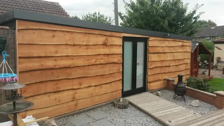 Trestle Redwood Siding / Rustic Redwood Board and Batten Siding and Trim House e