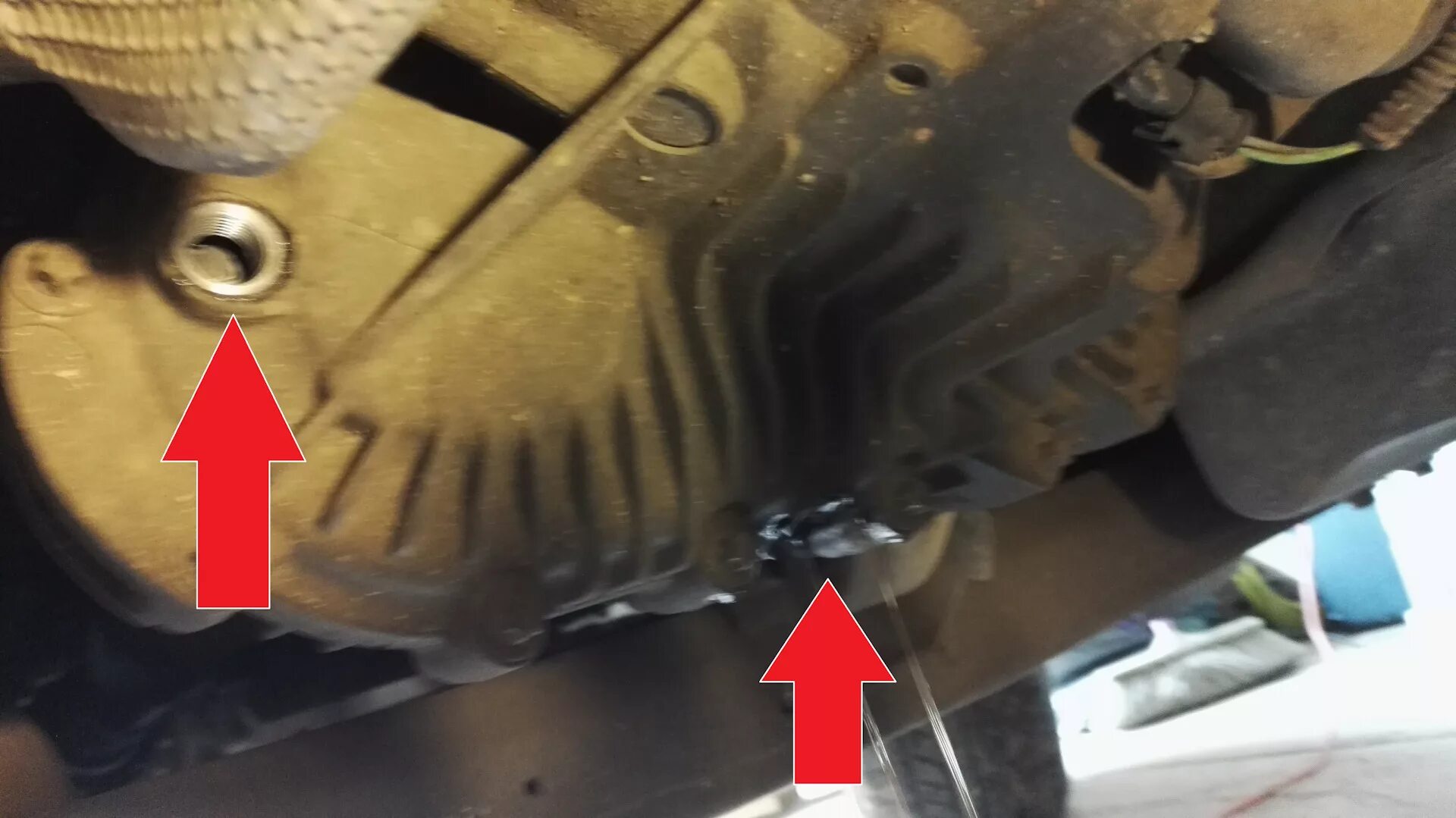 Замена масла в переднем дифференциале и заднем редукторе. - Subaru Impreza (GE, 