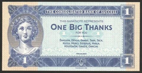 Thank money