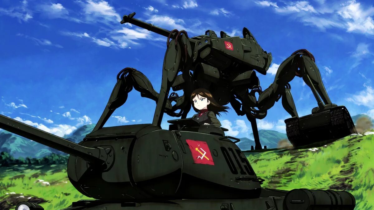 Sora no Woto танки. Танкистки ис2. Girls und Panzer ИС-2. Техник исе