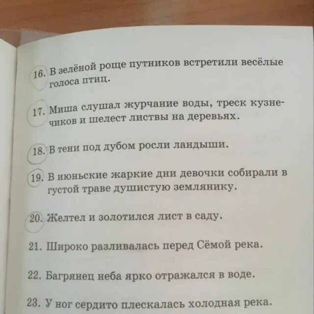 С болота донесся журавлиный клич часть речи. В зеленой роще путников встретили Веселые голоса птиц. Разбор предложения в зелёной роще путников встретили весёлые птицы. Текст как приятно для путника в жаркий