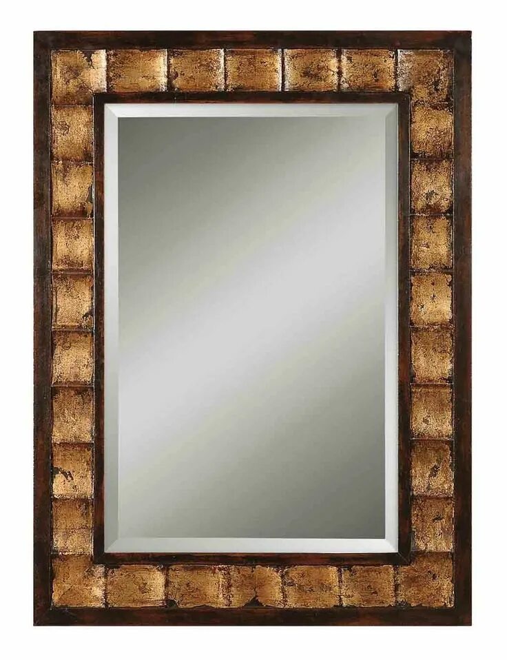 Framed mirror. Деревянные рамы из махагони. книжные полки обрамляют зеркало. mirror in a rectangular frame design. distressed mirror.