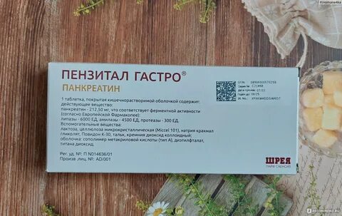 Пензитал гастро таблетки покрытые кишечнорастворимой