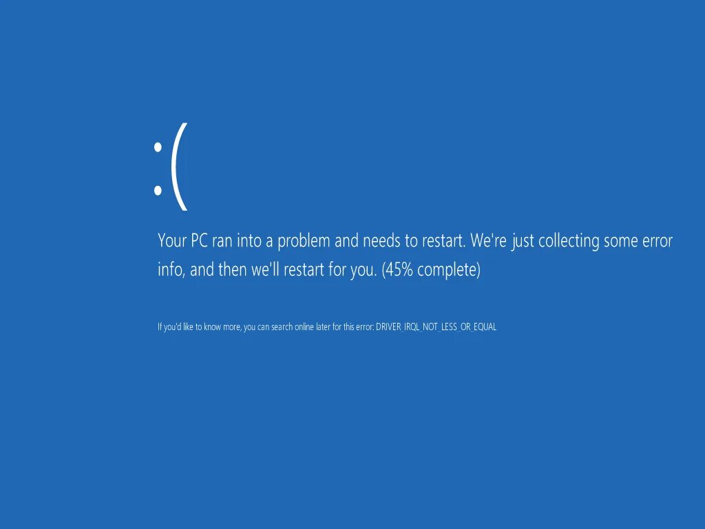 Sys ошибка синий экран. Синий экран windows 10.