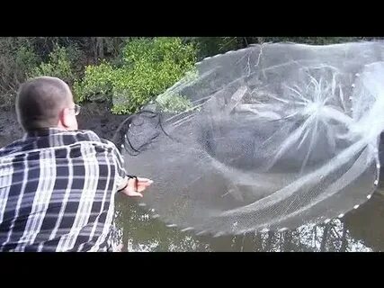 Кастинговая сеть на реке видео
