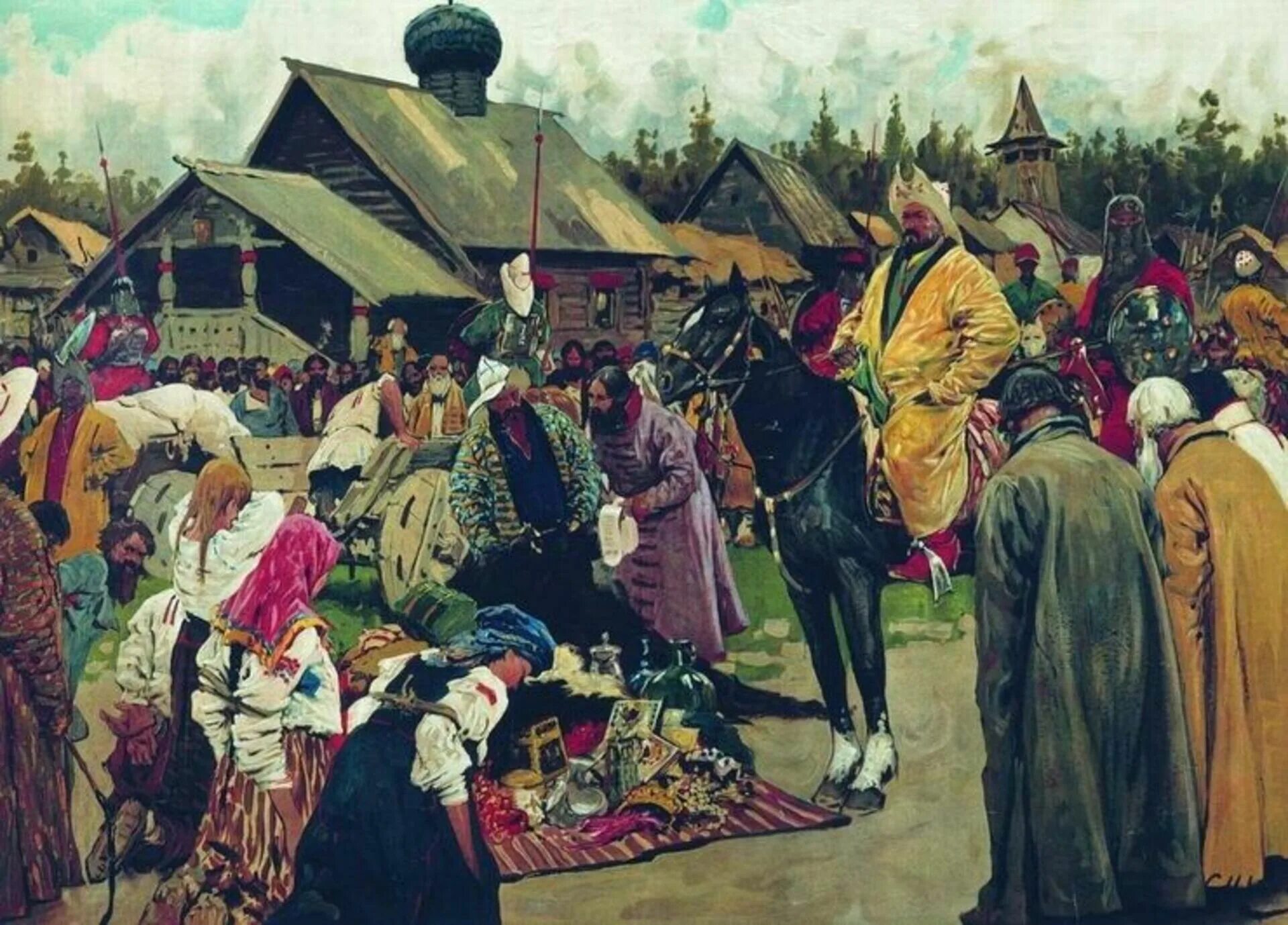 Госконтроль на руси 6 букв. Картина иванова баскаки. дань руси золотой орде. сбор дани баскаки иванов.