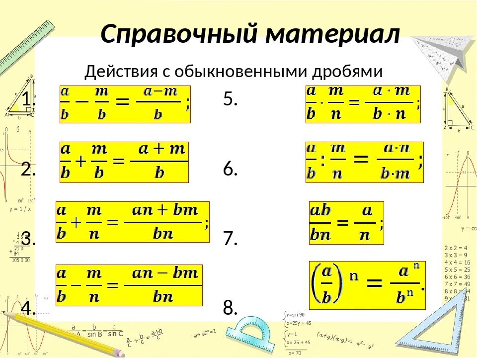 Вычислите действие 6. Действие с обыкновенными дробями правило. Обыкновенная дробь действия с дробями 5 класс. Обыкновенные дроби действия с обыкновенными дробями 5 класс. Действия с обыкновенными дробями 6 класс правила.