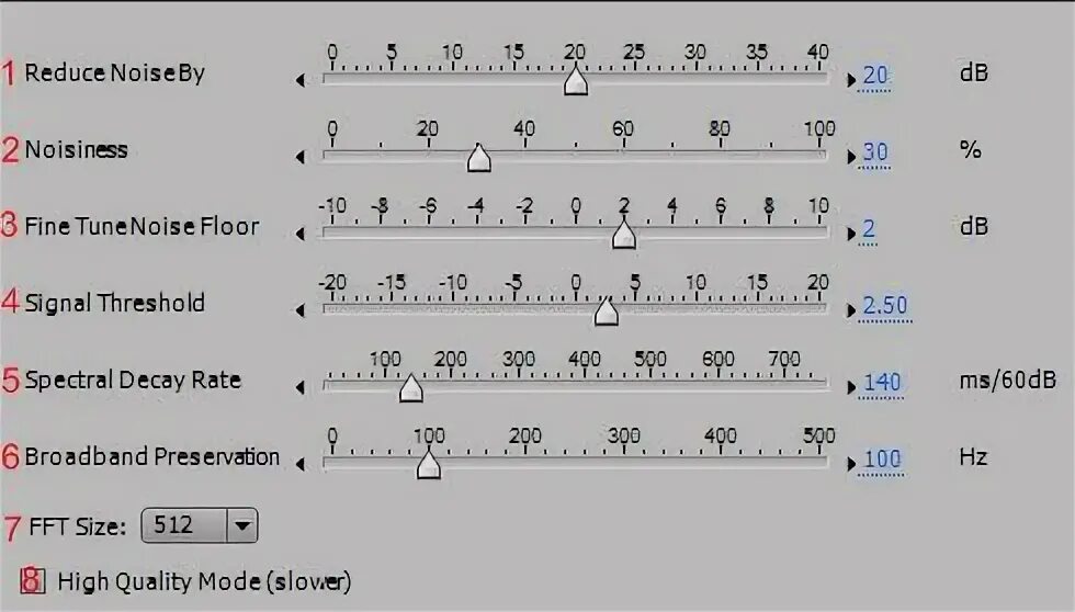 Reduce noise. Reduce noise
