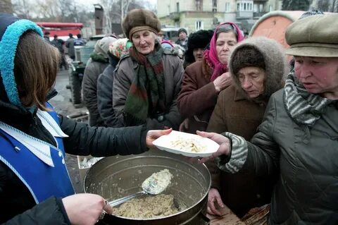 Очередь еды