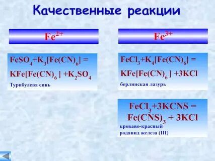 K4 fe cn 6 заряды