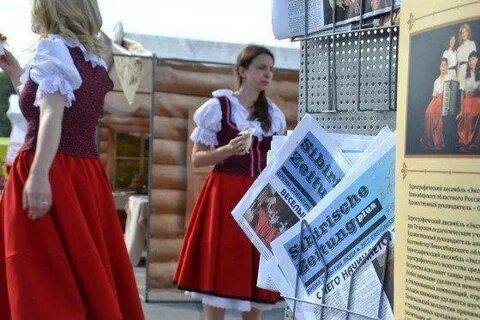Немцы говорят на русском языке