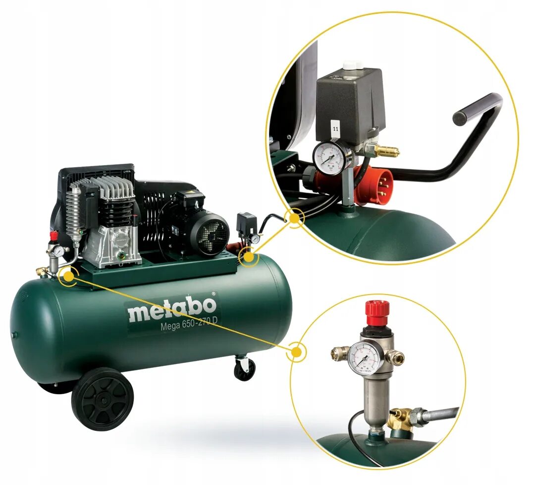 650 270. Компрессор поршневой Metabo Mega 650-270 d [601543000]. ЭО компрессор передв. Metabo Mega 700d. Компрессор масляный Metabo Mega 650-270 d, 270 л, 4 КВТ. Компрессор масляный Metabo Mega 650/200 d, 200 л, 5 КВТ.