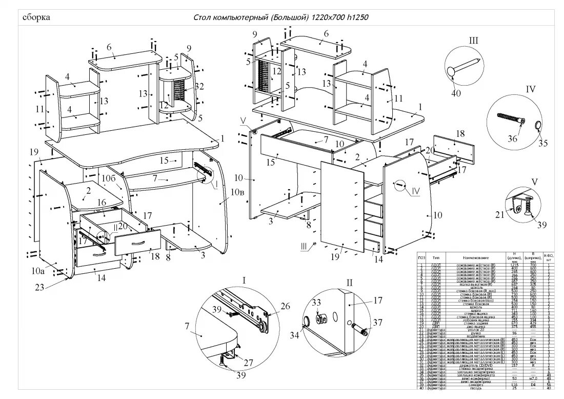 Как собрать стол 4. Стол компьютерный дебют схема сборки. Схема сборки письменного стола с 2 ящиками. Схема сборки компьютерного стола СКУ-2.