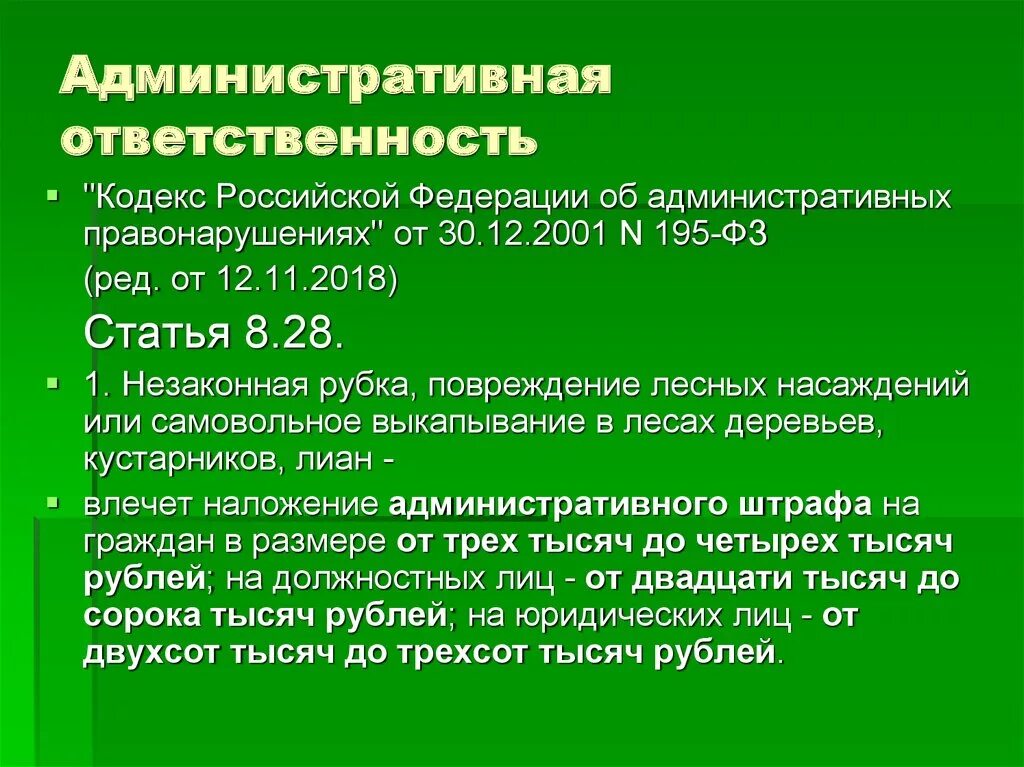 Ответственность за незаконную рубку лесных насаждений. Наказание за вырубку лесов. Незаконная рубка лесных насаждений статья. Ответственность за рубку леса. Статью 260 ук рф