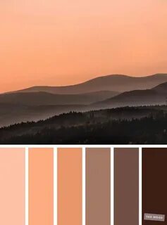 Коричнево персиковый цвет