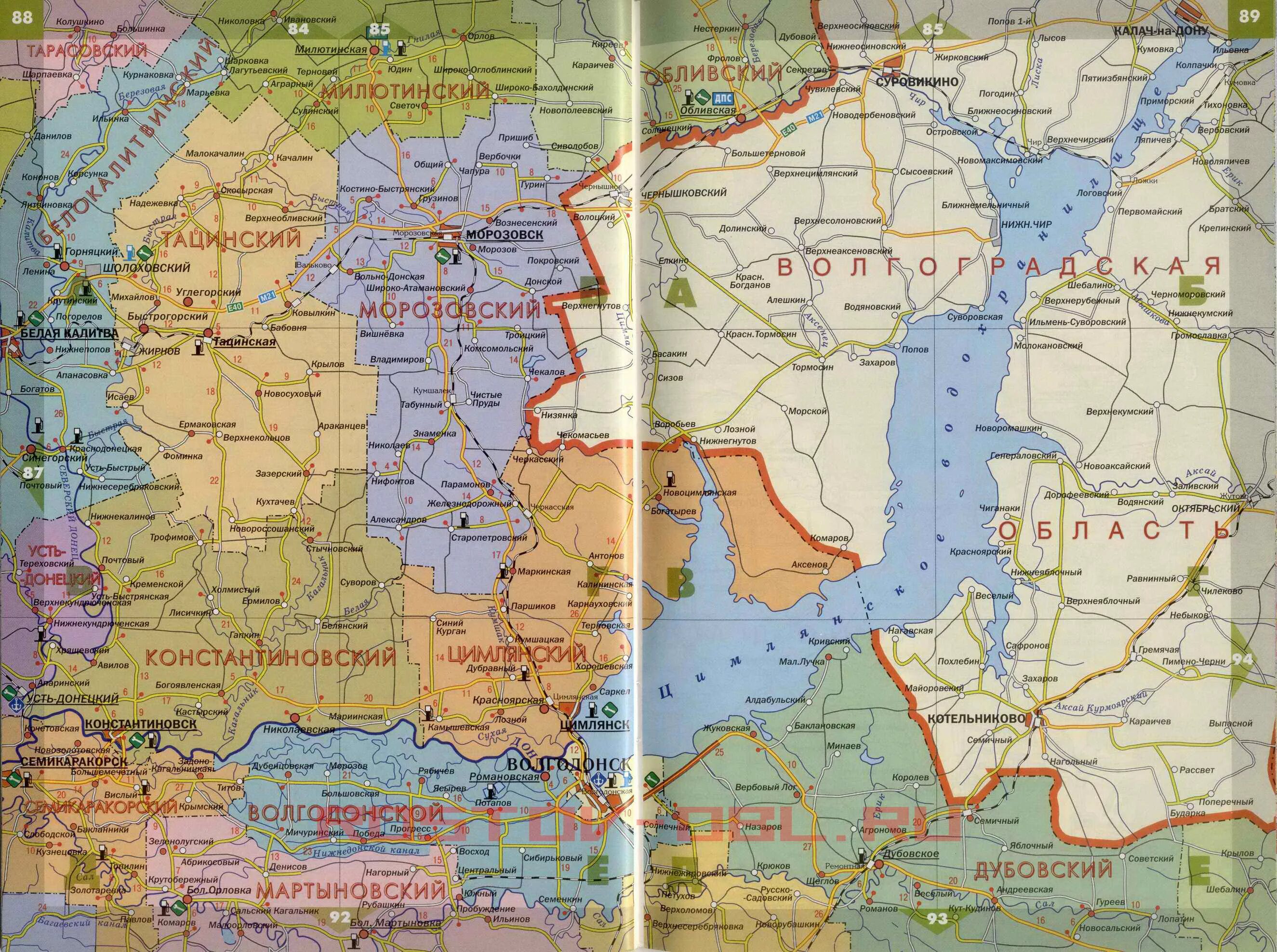 Ростовская область с дорогами подробная. Карта Ростовской и Волгоградской области подробная с городами. Карта Ростовской и Волгоградской области подробная. Ростов и Ростовская область на карте России. Граница Ростовской и Волгоградской области.