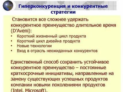 Стратегии конкурентной борьбы