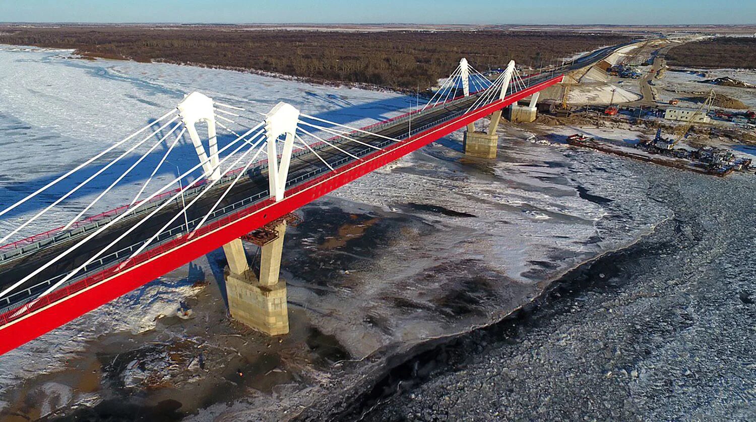 построенный мост