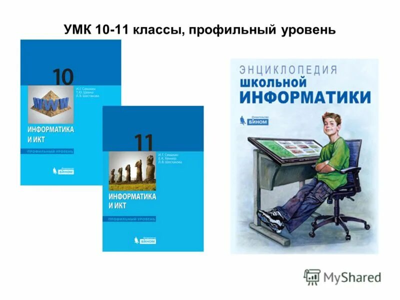 Презентации семакин 11 класс. Информатика 10 класс профильный уровень. Энциклопедия по информатике. Базовый уровень информатики. Информатика учебник школьный.