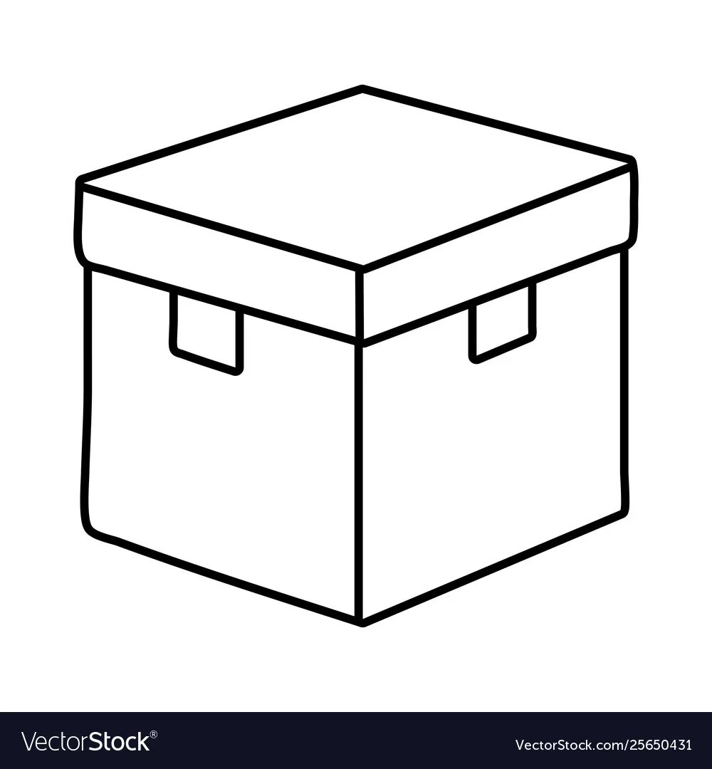 Close box. Коробка раскраска. Коробка черно белая. Коробка раскраска для детей. Коробка нарисованная.