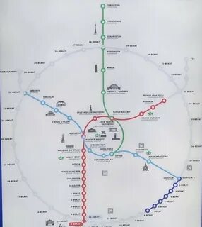 Ташкентский метрополитен схема