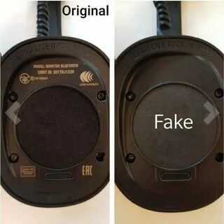 Как проверить оригинальность наушников marshall major