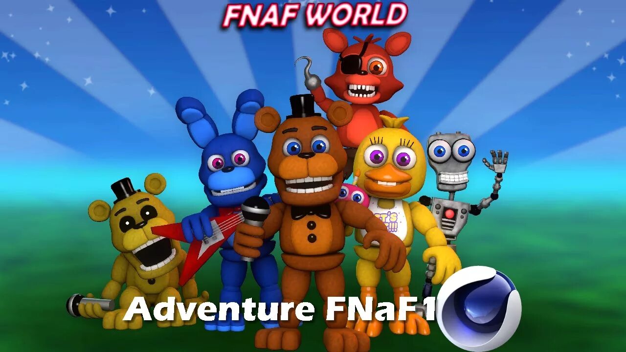 ФНАФ ворлд адвенчер. FNAF Adventure. Cinema 4d FNAF models. FNAF World парк ФНАФ.