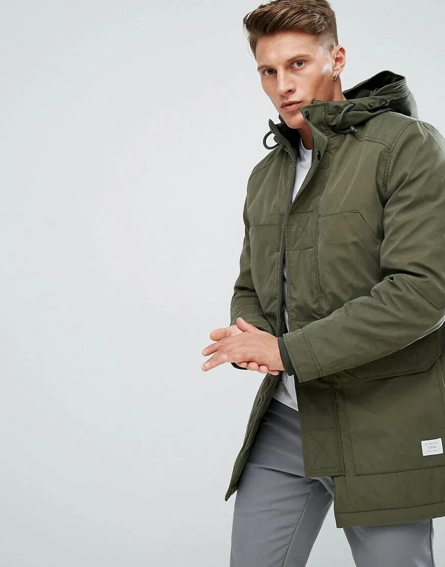 Jack jones куртка мужская. Jack and Jones Fishtail Parka. Парка Jack Jones зеленая. Jack and Jones парка милитари. Куртка Джек Джонс зеленая.