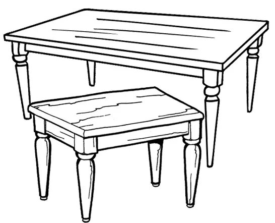 Coloring are tables