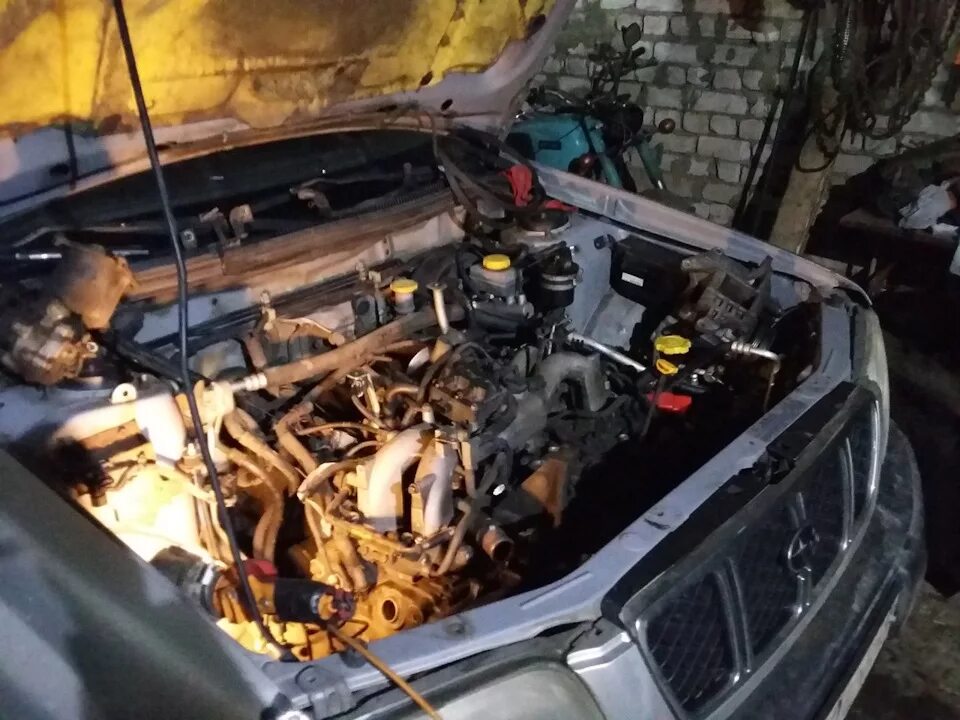 Subaru замена двигателя