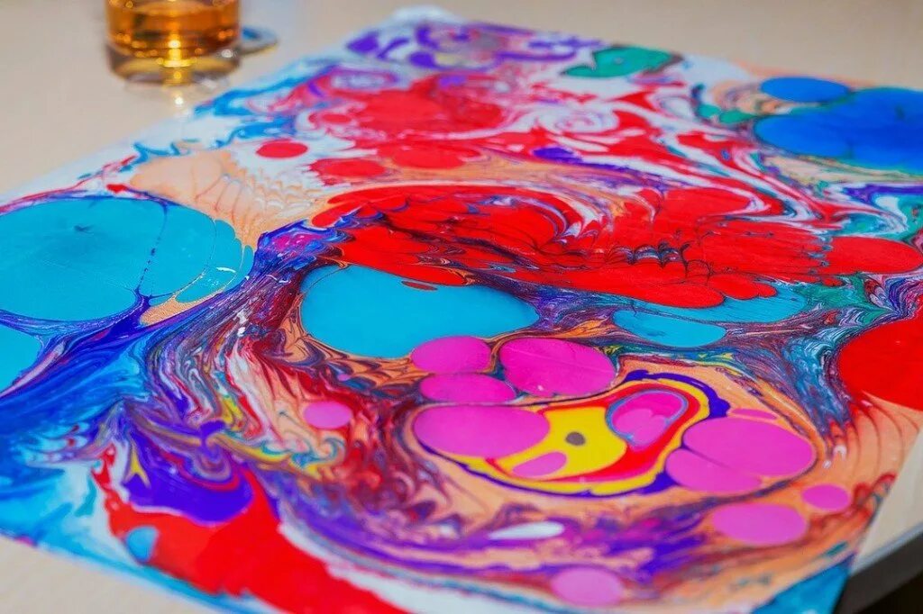 Водные красители. Живопись эбру. Рисование красками эбру. Рисование на воде. Необычное рисование красками.
