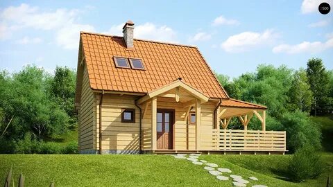 Маленький дом из бруса