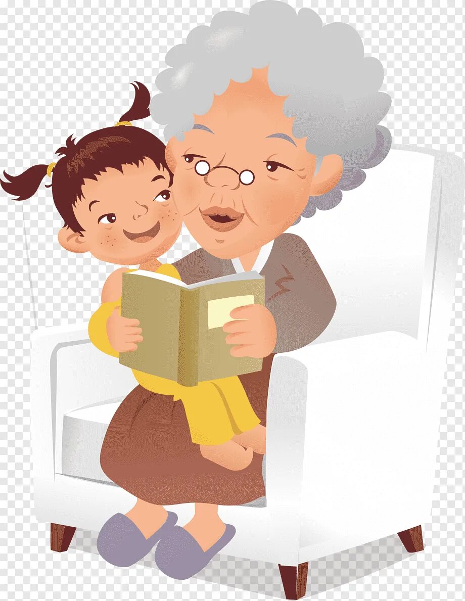 Читать книгу внучка. Бабушка с внуками рисунок. Бабушка с внуком рисунок. Бабушка с книжкой. Бабушка с внуками картинки.
