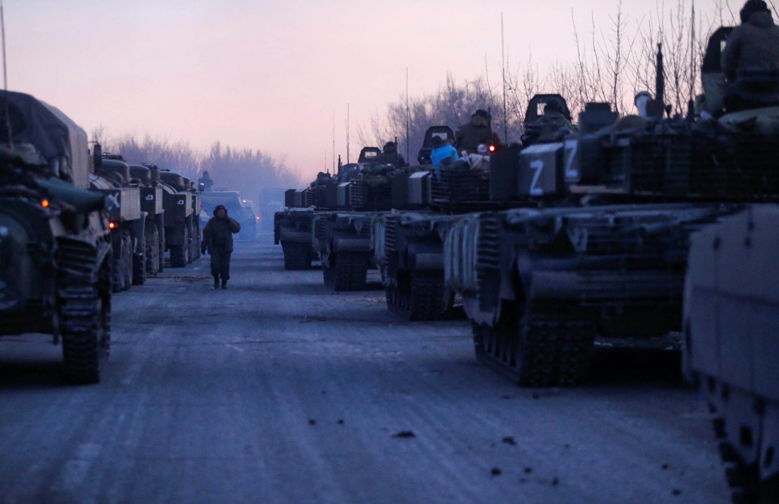 Российские войска. Российские войска в Киеве. Конвой армии РФ. Военная операция ситуация