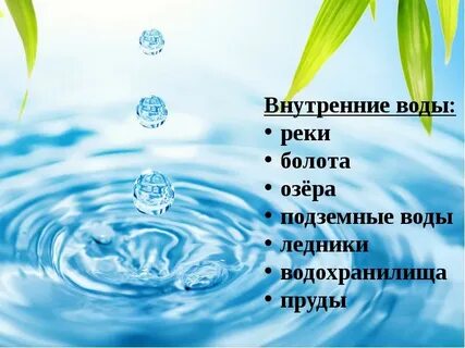 Состояние внутренних вод