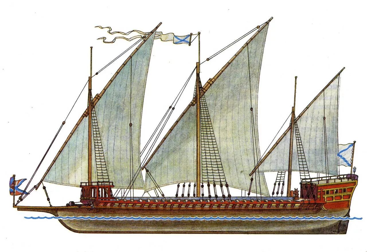 Гребной фрегат. Галера Принципиум Петра 1. Галеас корабль Петра 1. Галера военный корабль Петра 1.