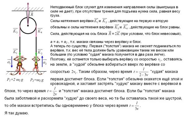 Неподвижный блок и сила натяжения. Веревка перекинута через неподвижный блок. Сила натяжения веревки. Задачи на блоки олимпиадные. Бусинка скользит по неподвижной горизонтальной спице