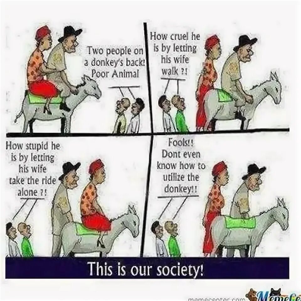 People always see negative side of things. People always see negative side of things