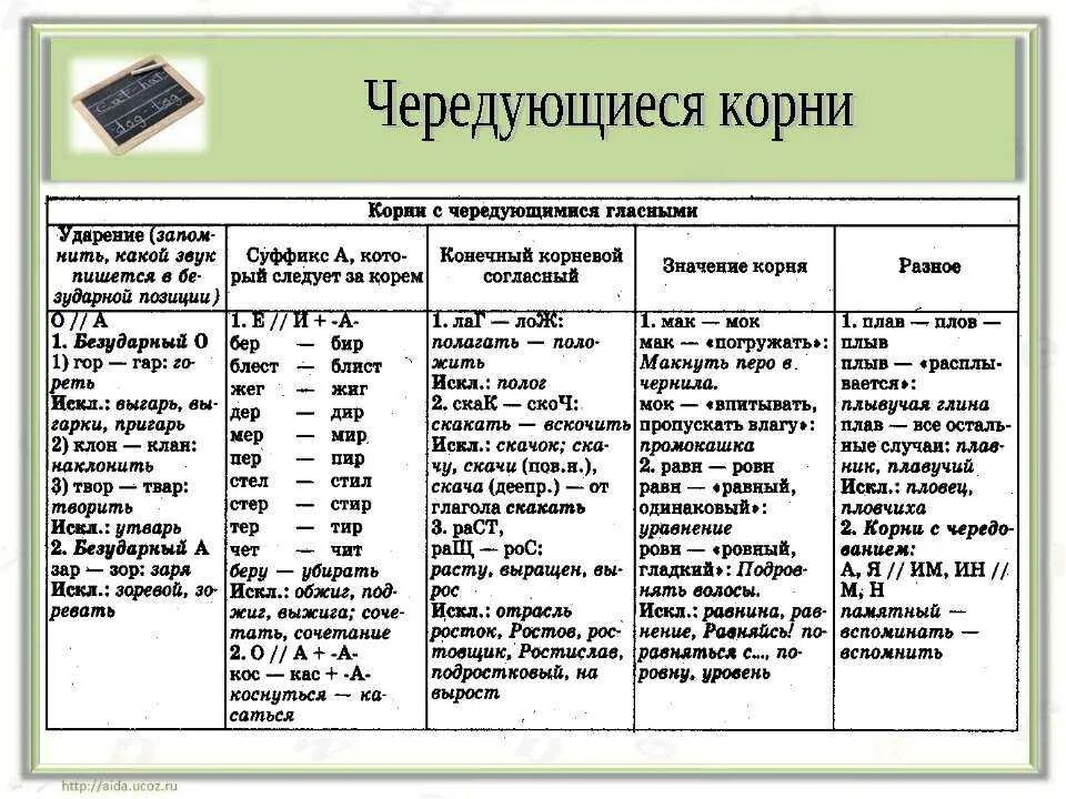 Выберу корень с чередованием. Корни с чередованием гласных в корне таблица. Таблица чередующихся гласных в корнях. Правила чередования гласных в корне слова таблица.